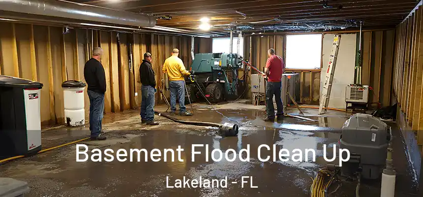 Basement Flood Clean Up Lakeland - FL